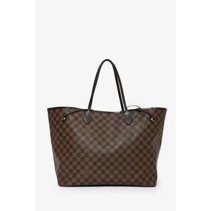Louis Vuitton 2013 Damier Ebene Neverfull GM Tote